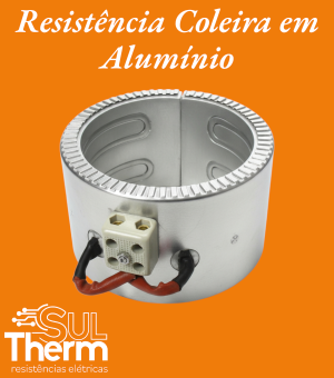 RESISTÊNCIA COLEIRA EM ALUMINIO